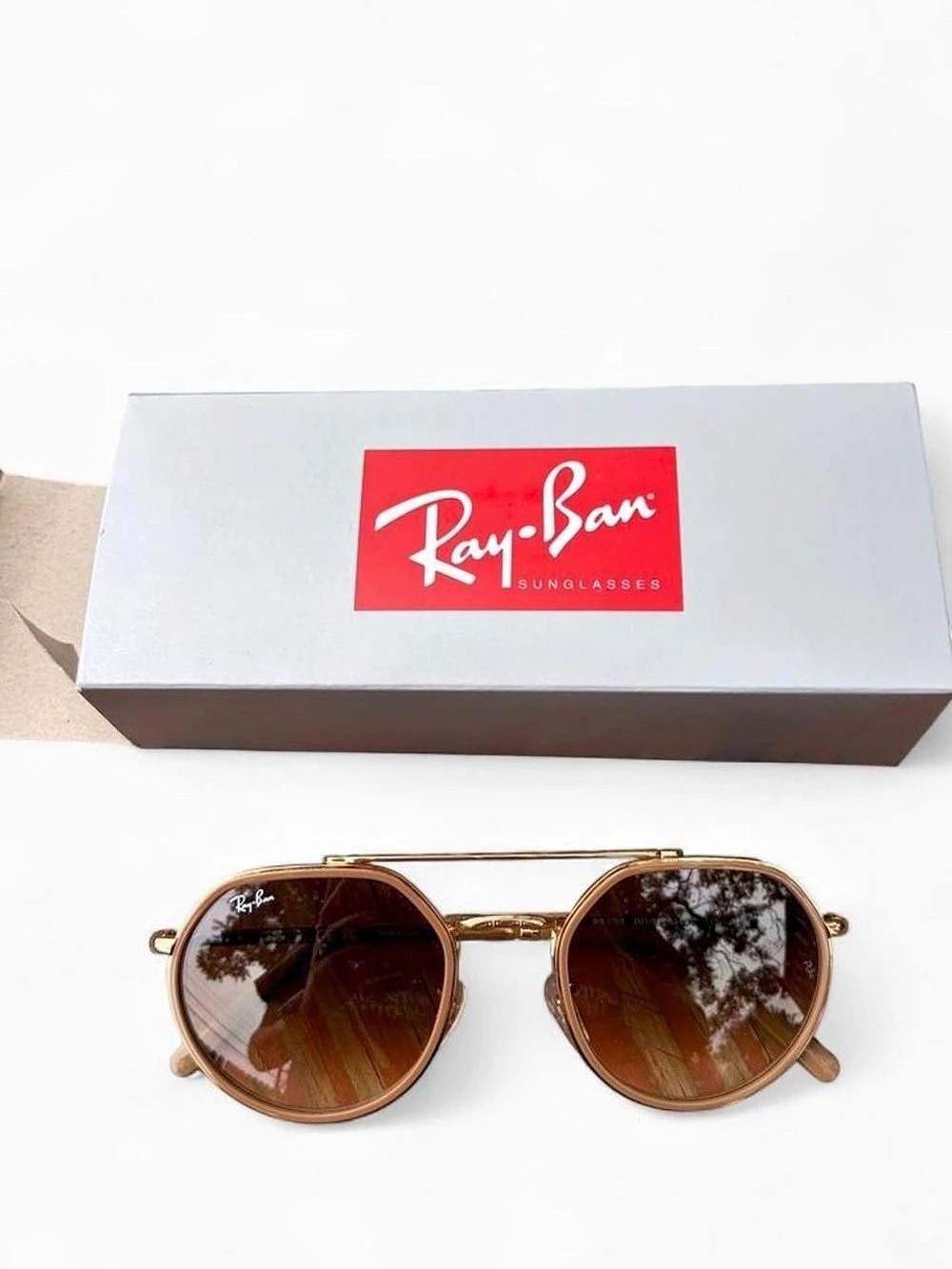 Ray-Ban RB3765b in Brown Gradient - Brand New